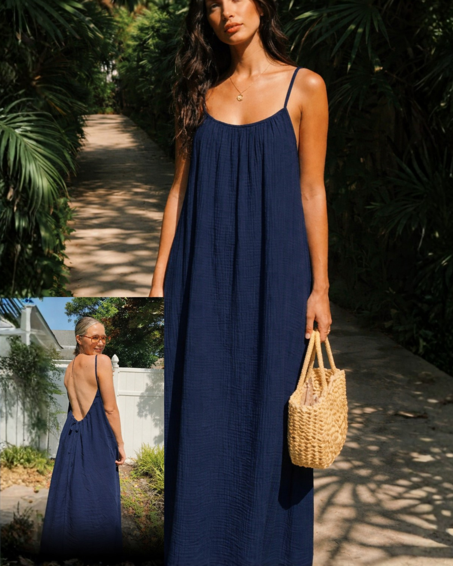 Backless Lounge Maxi Dress