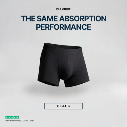 Men's Washable Incontinence Boxer Briefs Pack of 2