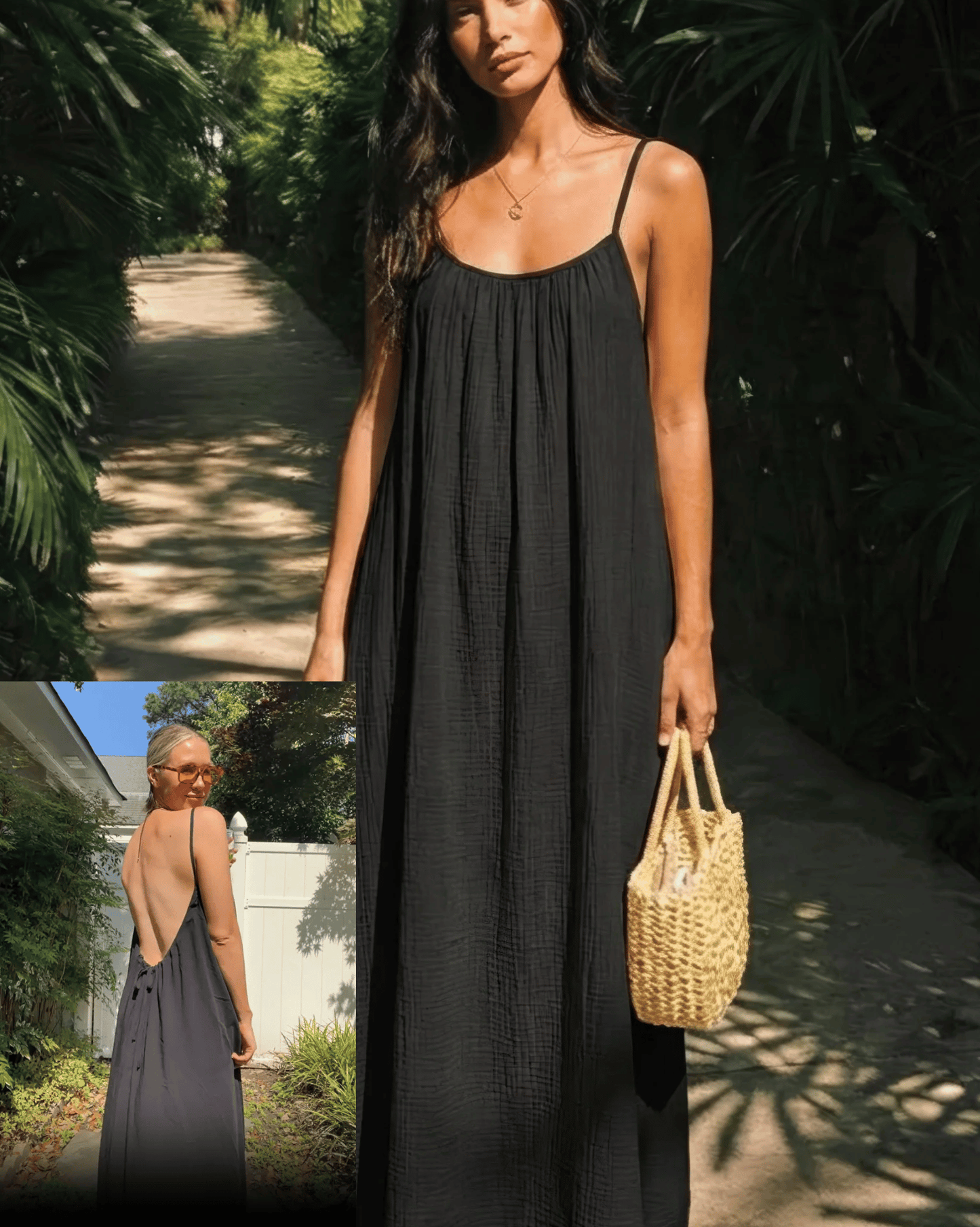 Backless Lounge Maxi Dress
