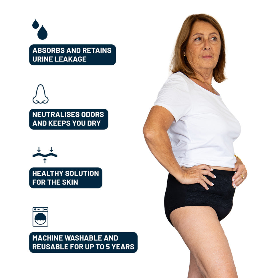 Women's Washable Incontinence Panties for Heavy Flow