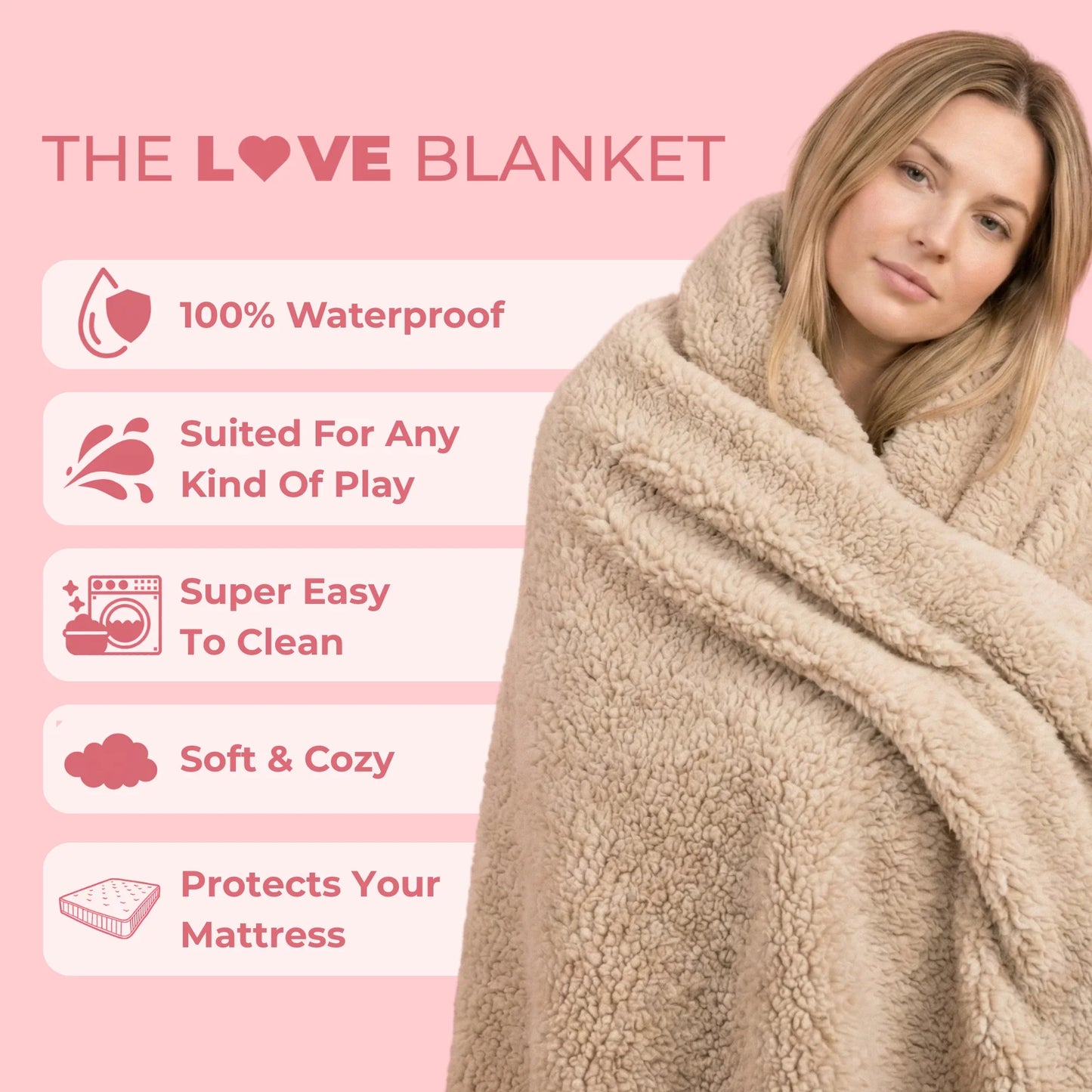 The Love Blanket - Waterproof Intimacy Blanket
