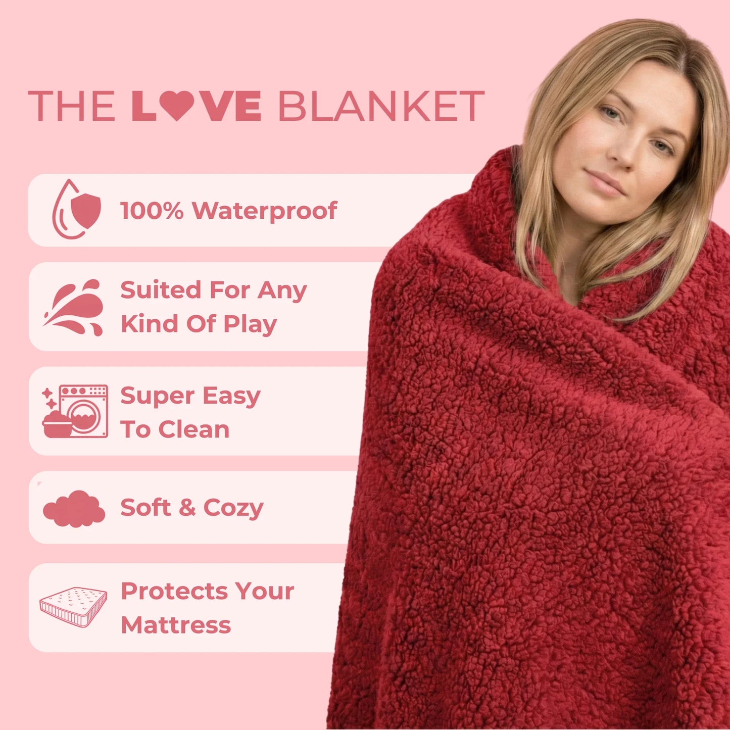 The Love Blanket - Waterproof Intimacy Blanket